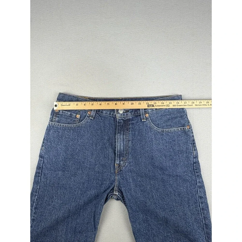 Levi's 505 Mens Denim Jean Shorts W33 Medium Stonewash Blue Regular Fit Cotton